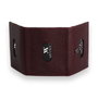 Zoozie Bags Cartera de Piel en Rojo Claret